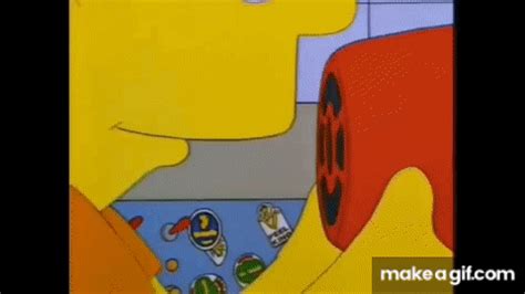 megaphone gif|bart simpson megaphone gif.